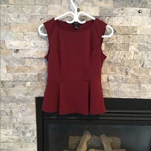 Forever 21 Peplum Top